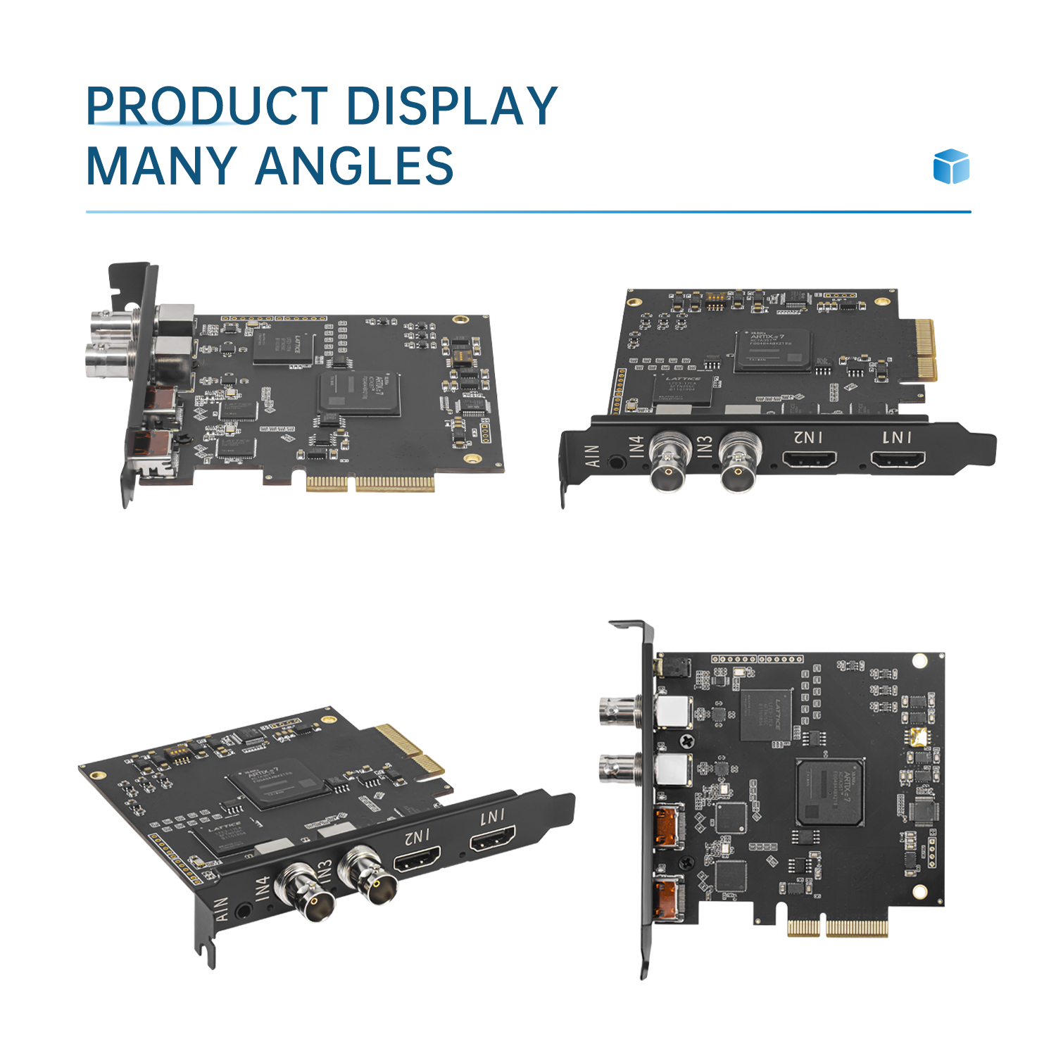 UC3540HS 4 Channel 1080P60 Video Capture Card, 2 SDI+2 HDMI - Image 2