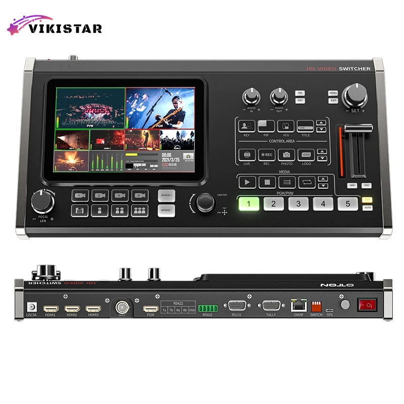 S04 PRO Mini 4 Channel SDI/HDMI Multistream Video Switcher  with PTZ Camera Control - Image 6