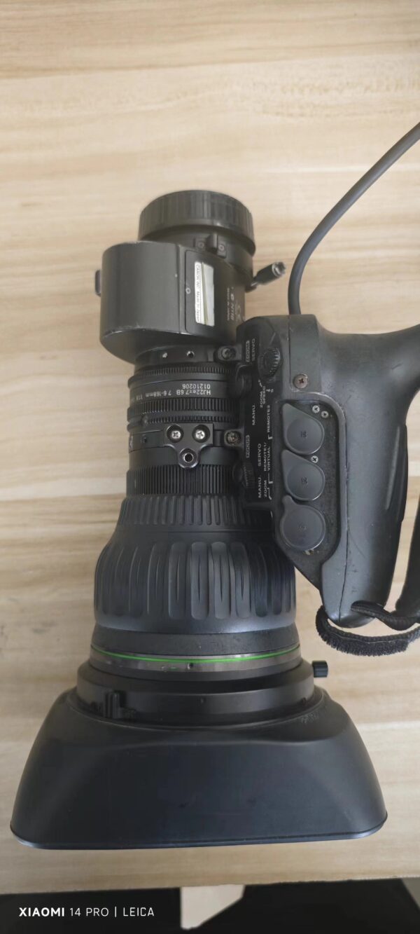 Canon HJ22x7.6B IASE Full Servo HDTV Lens with 2X Extender - Image 2