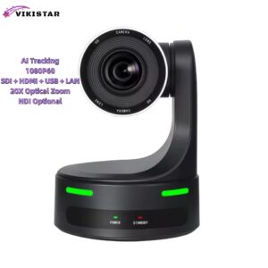 Vikistar PTZ Camera SDI+HDMI+USB+LAN 1080P60, 20X Optic Zoom Lens, NDI Optional