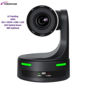 Vikistar PTZ Camera SDI+HDMI+USB+LAN 4K60, 20X Optic Zoom Lens, NDI Optional